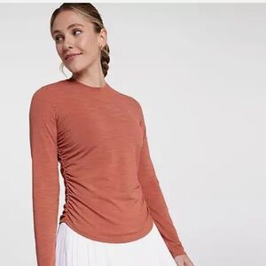 Calia Orange Long Sleeve Top SZ S